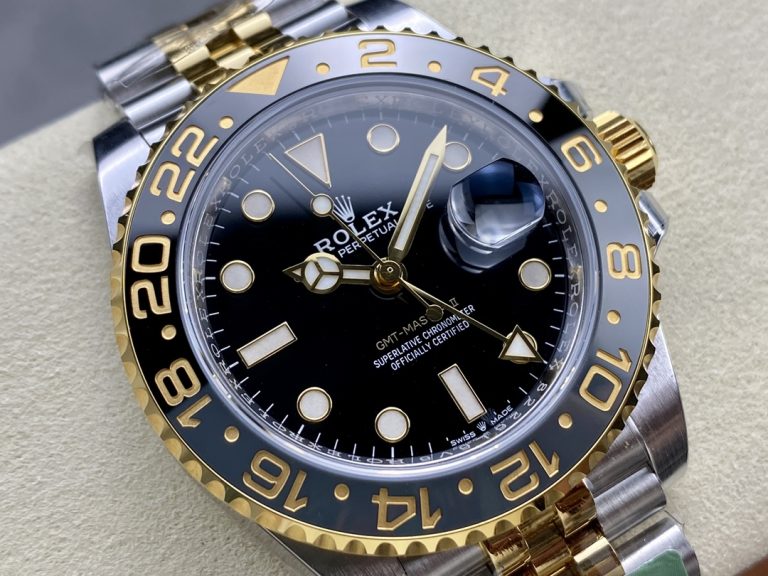 【ARF製】GMTマスターII 126713GRNR コンビ（グレー×黒ベゼル）ジュビリー 3285搭載 40mm - ディテール 2
