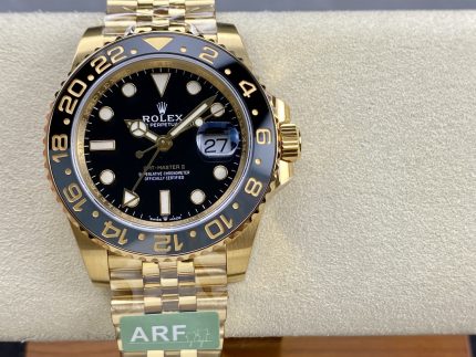 【ARF製】GMTマスターII 126718GRNR イエローゴールド ブラック ジュビリー 3285搭載 40mm - ディテール 1