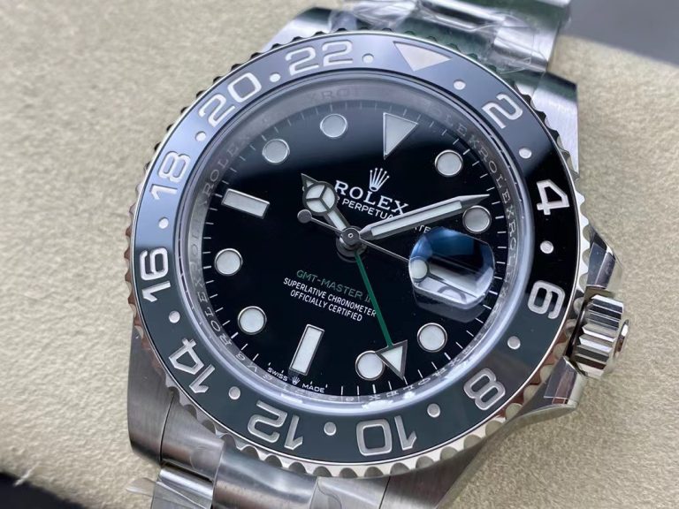 【ARF製】GMTマスターII 126710GRNR グレー×ブラック（緑針）オイスター 3285搭載 40mm - ディテール 2
