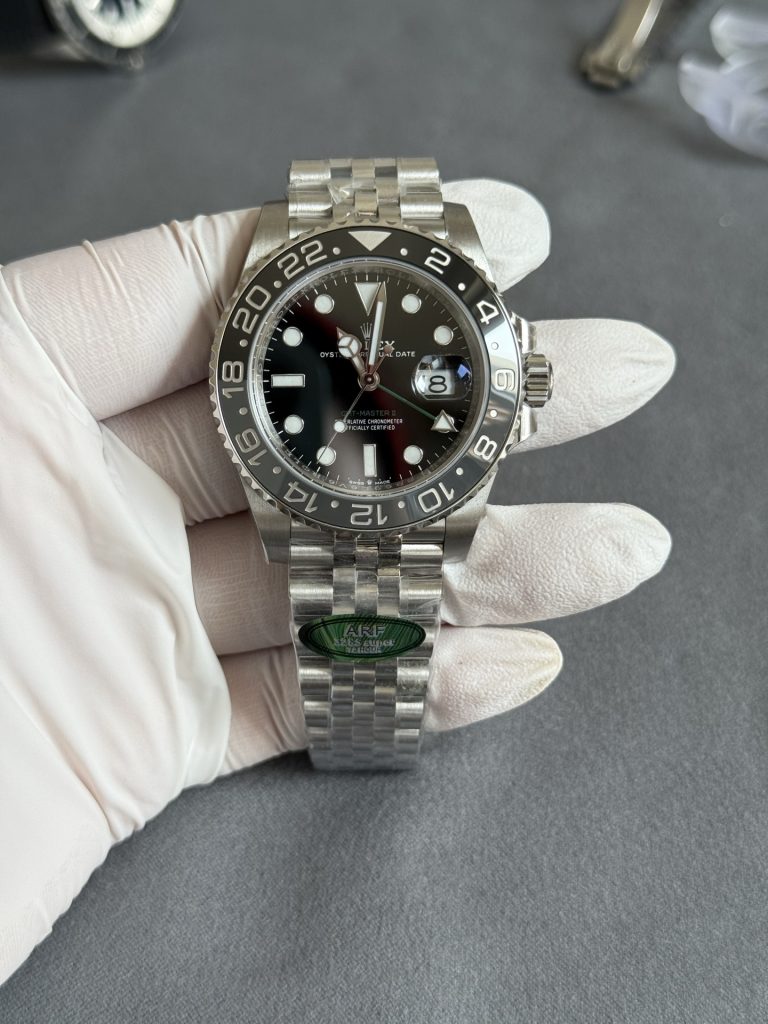 【ARF製】GMTマスターII 126710GRNR グレー×ブラック（緑針）ジュビリー 3285搭載 40mm